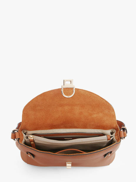Cross Body Tas Equestre Leder Etrier Bruin equestre EEQT212M ander zicht 4