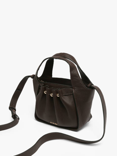 Cross Body Tas Foudre Etrier Bruin foudre EFOD238S ander zicht 1