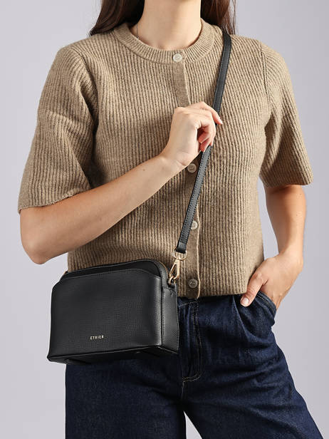 Cross Body Tas Torsade Leder Etrier Zwart torsade ETOS227S ander zicht 1