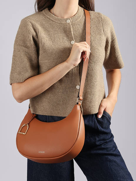 Cross Body Tas Torsade Leder Etrier Bruin torsade ETOS167M ander zicht 1