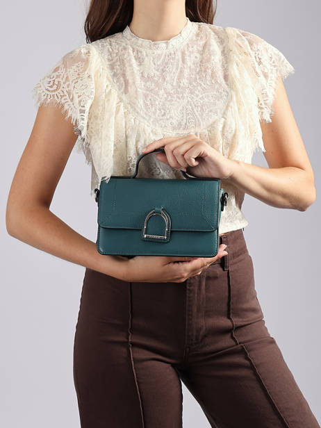 Cross Body Tas S Altesse Leder Etrier Blauw altesse EALT048S ander zicht 2