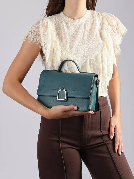 Cross Body Tas M Altesse Leder Etrier Blauw altesse A10109 ander zicht 2