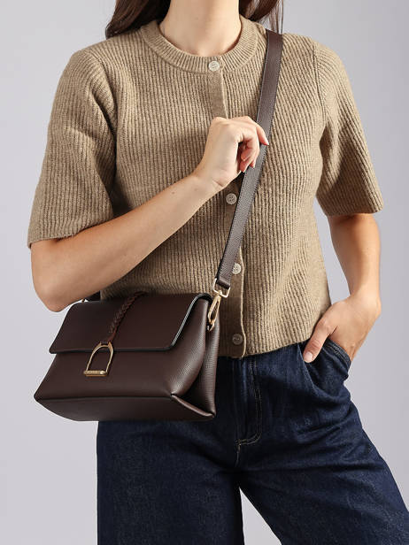 Cross Body Tas M Torsade Leder Etrier Bruin torsade ETOS169M ander zicht 1