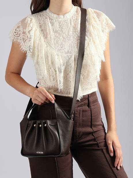 Cross Body Tas Foudre Leder Etrier Bruin foudre EFOD238S ander zicht 2