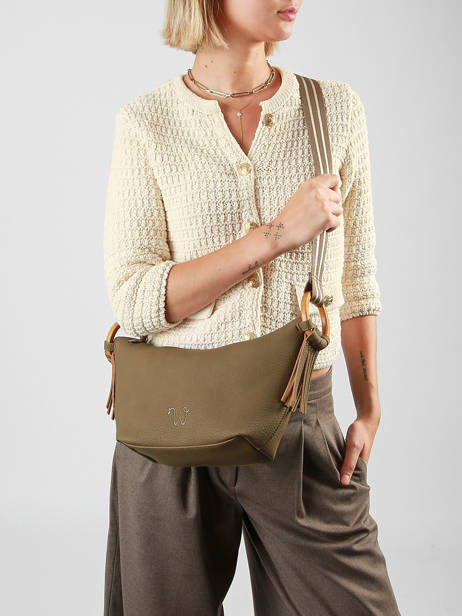 Cross Body Tas Camomille Woomen Groen camomille WCAO3S ander zicht 1