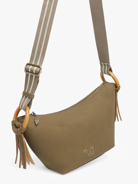 Cross Body Tas Camomille Woomen Groen camomille WCAO3S ander zicht 2