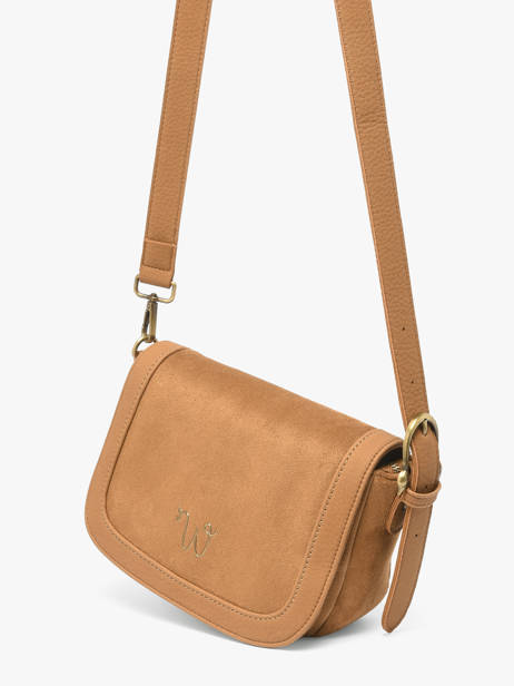 Cross Body Tas Ellebore Woomen Bruin ellebore WHEB03 ander zicht 2