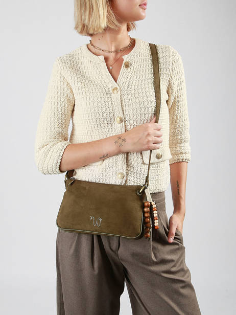 Cross Body Tas Ginseng Woomen Groen ginseng WGIN01 ander zicht 1