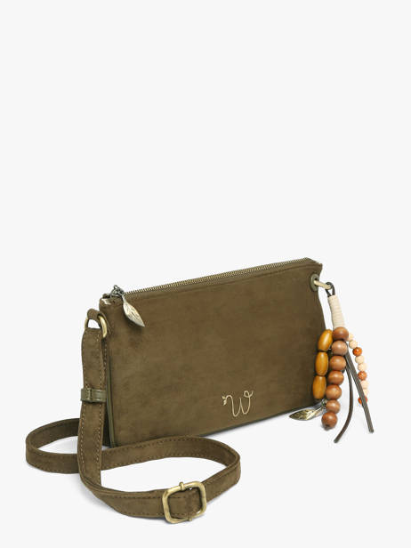 Cross Body Tas Ginseng Woomen Groen ginseng WGIN01 ander zicht 2