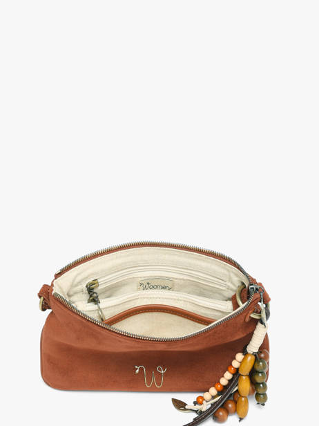 Cross Body Tas Ginseng Woomen Bruin ginseng WGIN01 ander zicht 4