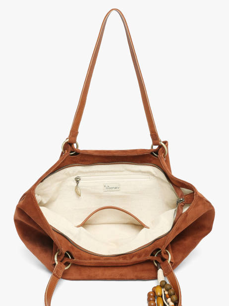 Schoudertas Ginseng Woomen Bruin ginseng WGIN07 ander zicht 4