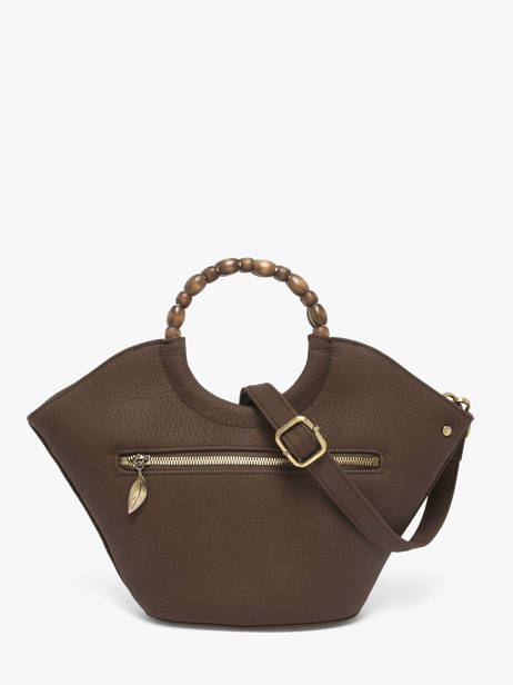 Cross Body Tas Neflier Pearl Woomen Bruin neflier pearl WNEP02 ander zicht 6