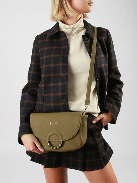 Cross Body Tas Neflier Pearl Woomen Groen neflier pearl WNEP04 ander zicht 1
