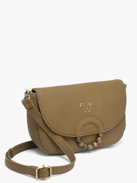 Cross Body Tas Neflier Pearl Woomen Groen neflier pearl WNEP04 ander zicht 2