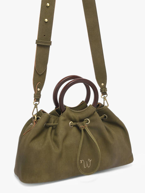 Cross Body Tas Verveine Woomen Groen verveine WVER04 ander zicht 3