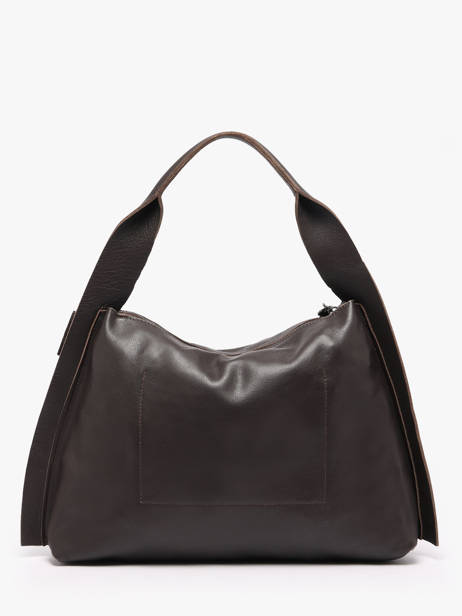 Schoudertas Leather Leder Biba Bruin leather VIE1L ander zicht 3