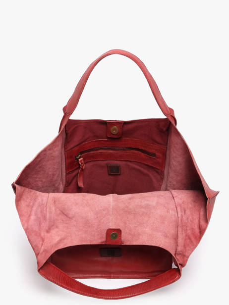 Schoudertas Heritage Leder Biba Rood heritage HOM1L ander zicht 3