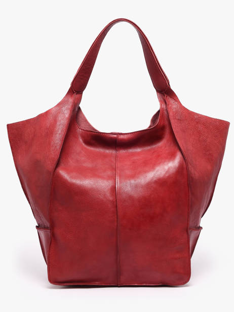 Schoudertas Heritage Leder Biba Rood heritage HOM1L ander zicht 4
