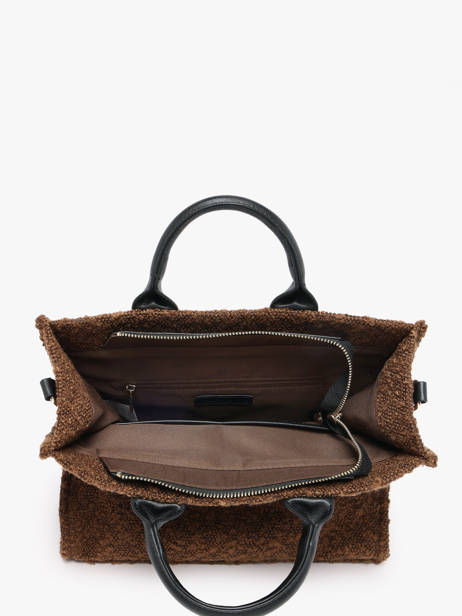Handtas Cabas Vanessa wu Bruin cabas MA3035 ander zicht 2