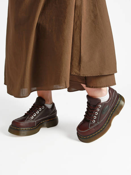 Sneakers Met Platformzool Uit Leder Dr martens Bruin women 41129200 ander zicht 1