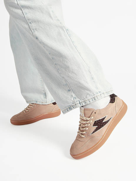 Sneakers Lee Uit Leder Semerdjian Roze women LEEE434 ander zicht 1