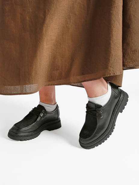 Derby Veterschoenen Uit Leder Tamaris Zwart women 47 ander zicht 1