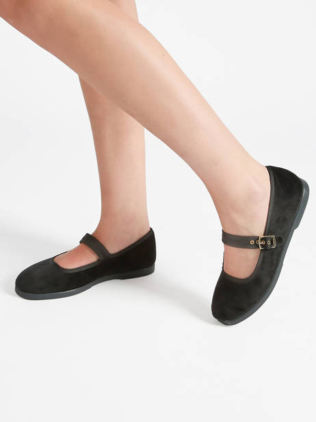 Ballerinas Met Riempjes Victoria Zwart women 1080111 ander zicht 1