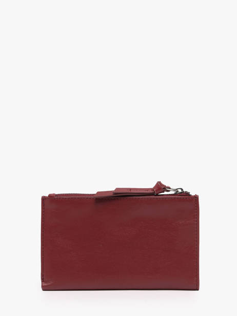 Portefeuille Leder Biba Rood wallet 12138 ander zicht 2