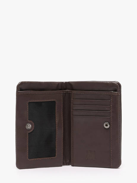 Portefeuille Wallet Leder Biba Bruin wallet SFM4L ander zicht 1