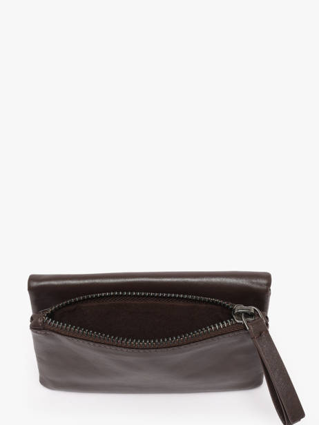 Portefeuille Wallet Leder Biba Bruin wallet SFM4L ander zicht 2