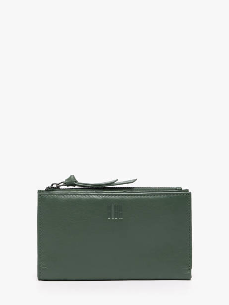 Portefeuille Leder Biba Groen wallet 12138