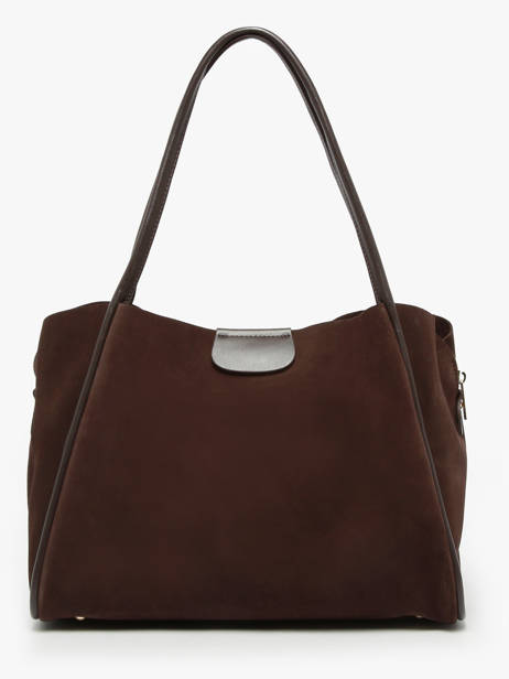 Handtas Suede Ida Leder Lancaster Bruin suede ida 102 ander zicht 4