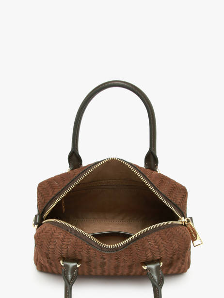 Cross Body Tas Tresse Cube Leder Lancaster Bruin tresse cube 67 ander zicht 2