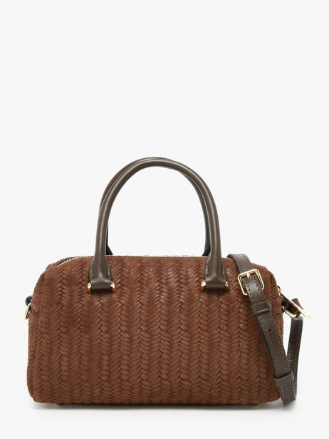 Cross Body Tas Tresse Cube Leder Lancaster Bruin tresse cube 67 ander zicht 3