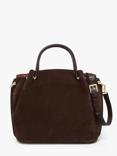 Schoudertas Suede Louisa Leder Lancaster Bruin suede louisa 104 ander zicht 3