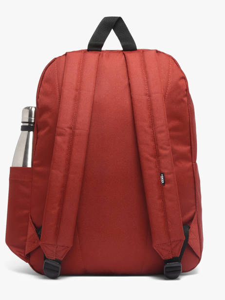 Rugzak 1 Compartiment Vans Rood backpack VN000H4Y ander zicht 4