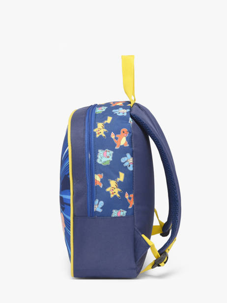 Rugzak 1 Compartiment Pokemon Blauw pokemon & friends 26FK201S ander zicht 2