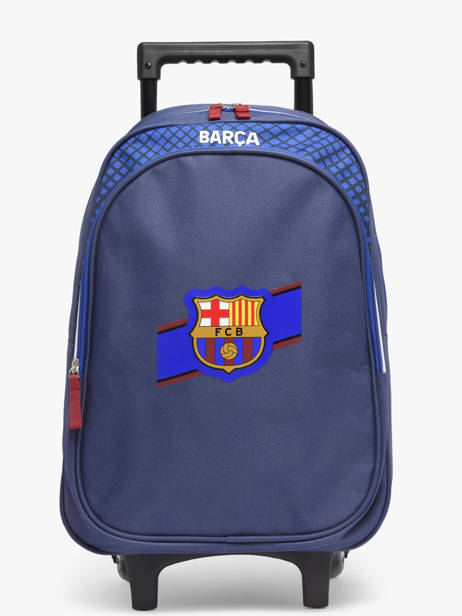 Rugzak Op Wieltjes 1 Compartiment Fc barcelone Blauw barca 25BF204R