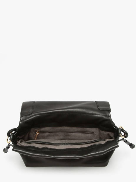 Schoudertas Lush Leder Lancaster Zwart lush 113 ander zicht 2