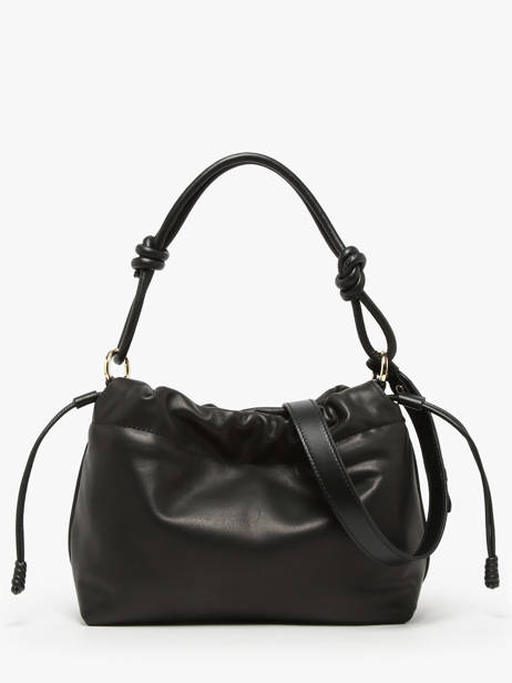 Cross Body Tas Lush Leder Lancaster Zwart lush 112 ander zicht 3