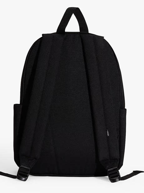 Rugzak 1 Compartiment Vans Zwart backpack VN000H56 ander zicht 3