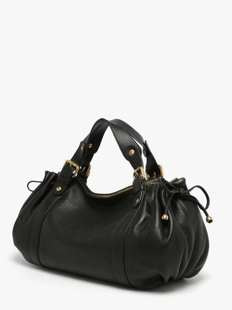Schoudertas D Light Leder Gerard darel Zwart d light DES01440 ander zicht 2