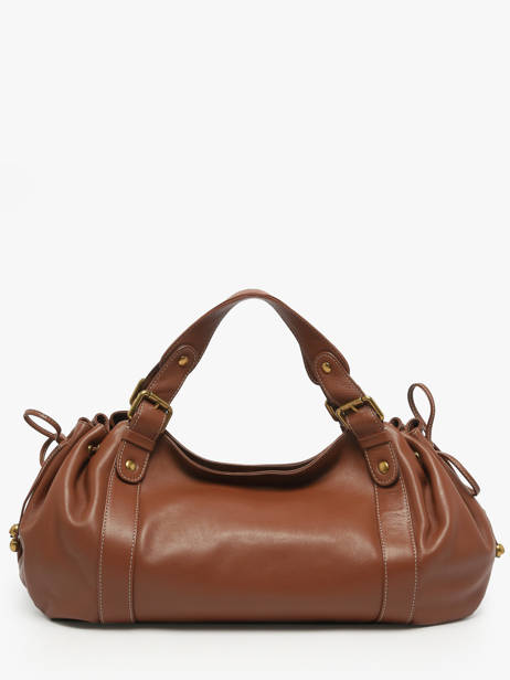 Schoudertas Icone Leder Gerard darel Bruin icone DES01410 ander zicht 4