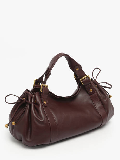 Schoudertas Icone Leder Gerard darel Bruin icone DES01410 ander zicht 2