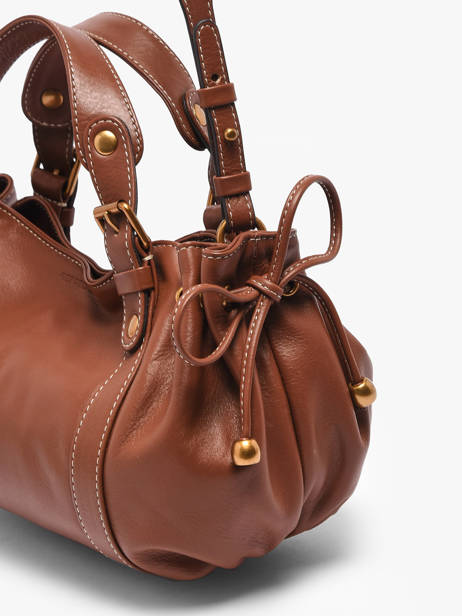 Cross Body Tas Icone Leder Gerard darel Bruin icone DES73410 ander zicht 5