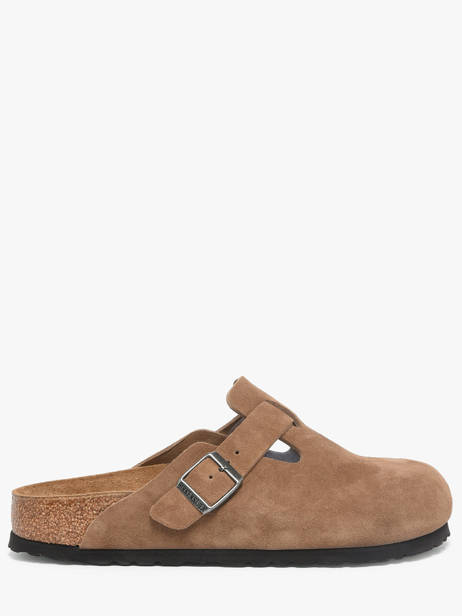 Slippers Uit Leder Birkenstock Bruin unisex 1032795