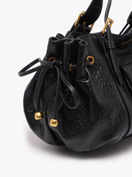 Handtas Bubble Leder Gerard darel Zwart bubble DES67428 ander zicht 2