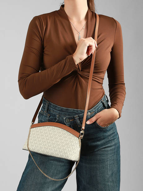 Cross Body Tas Athena Michael kors Beige athena S6G13C5B ander zicht 1