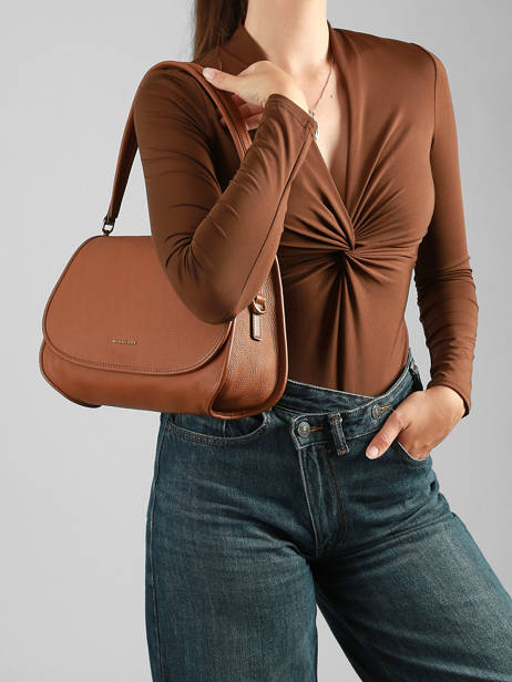 Cross Body Tas Holmes Leder Michael kors Bruin holmes T6AX3M2L ander zicht 1