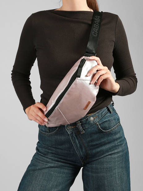 Medium Omkeerbare Belt Bag Cabaia Roze belt bag BELTBAGM ander zicht 1